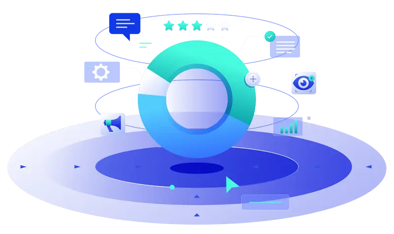 Business leaders collaborating on digital transformation strategy